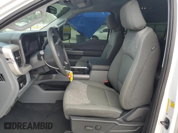 2024 Ford F-250 XL with VIN 1FT8W2BAXRED72805, listed as a Copart auction lot 58874235 with 19,786 mi miles and Salvage title. Bid and sale history available at DreamBid. Image 7.