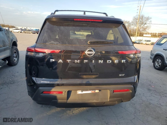 2024 Nissan Pathfinder SV with VIN 5N1DR3BB6RC293451, listed as a Copart auction lot 81494984 with 2,642 mi miles and Salvage Title. Bid and sale history available at carsss.com. Image 6.