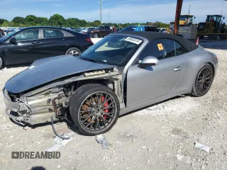 2017 Porsche 911 Carrera S with VIN WP0CB2A90HS155311, listed as a Copart auction lot 59953414 with 36,818 mi miles and Salvage Title. Bid and sale history available at carsss.com. Image 1.