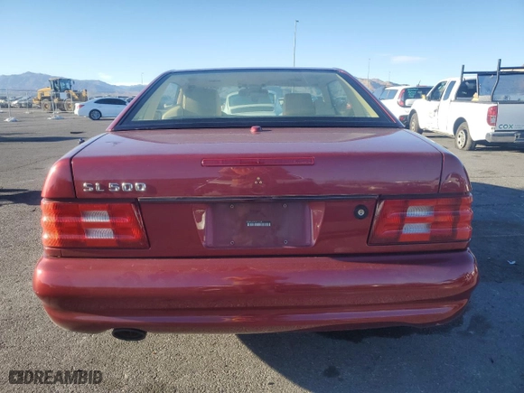 2000 Mercedes-Benz SL-Class with VIN WDBFA68F0YF193681, listed as a Copart auction lot 46833985 with 179,163 mi miles and Clean Title. Bid and sale history available at carsss.com. Image 6.