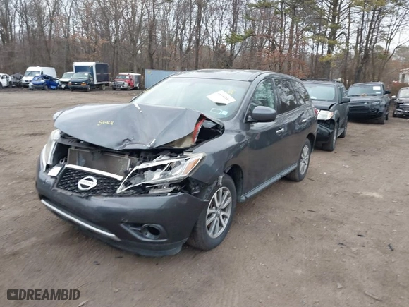 2014 Nissan Pathfinder SL with VIN 5N1AR2MM1EC704616, listed as a IAAI auction lot 41691250 with NaN miles. Bid and sale history available at carsss.com. Image 2.