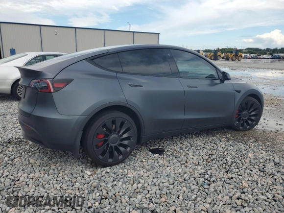 2022 Tesla Model Y Performance с VIN 7SAYGDEF0NF497582, выставлен на аукционе Copart как лот 65131685 с пробегом 50 948 миль миль и Чистый • Clean title. История ставок и продаж доступна на DreamBid. Изображение 3.