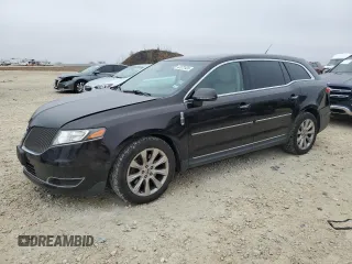 2014 Lincoln MKT EcoBoost with VIN 2LMHJ5AT5EBL58612, listed as a Copart auction lot 42672435 with 109,361 mi miles and Salvage Title. Bid and sale history available at DreamBid. Image 1.