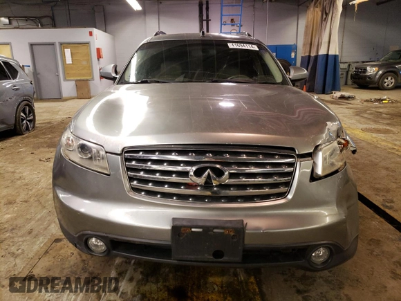 2004 Infiniti FX35 with VIN JNRAS08W24X221989, listed as a Copart auction lot 41694114 with 189,738 mi miles and Salvage Title. Bid and sale history available at carsss.com. Image 5.