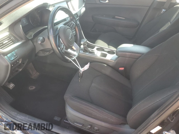 2019 Kia Optima LX z VIN 5XXGT4L39KG308627, wystawiony jako Copart lot #55632815 z przebiegiem 154 994 mil mil oraz Szkoda całkowita • Salvage title. Historia ofert i sprzedaży dostępna na DreamBid. Obrazek 7.