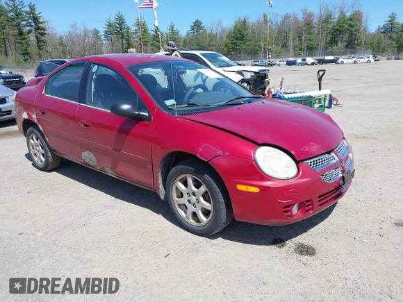 2005 Dodge Neon SXT with VIN 1B3ES56C95D266052, listed as a IAAI auction lot 42154635 with 130,744 mi miles and . Bid and sale history available at carsss.com. Image 1.