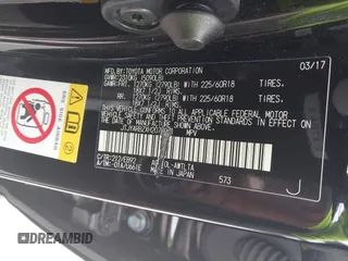 2017 Lexus NX with VIN JTJYARBZXH2072031, listed as a IAAI auction lot 41681622 with 66,905 mi miles. Bid and sale history available at carsss.com. Image 9.