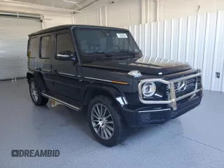 2022 Mercedes-Benz G 550 with VIN W1NYC6BJ6NX457809, listed as a Copart auction lot 79406964 with 11,185 mi miles and Salvage Title. Bid and sale history available at DreamBid. Image 4.