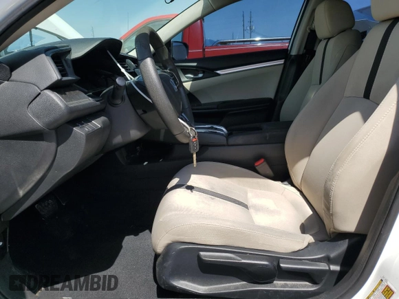 2020 Honda Civic LX with VIN 19XFC2F67LE011646, listed as a Copart auction lot 57428275 with 93,244 mi miles and Salvage title. Bid and sale history available at DreamBid. Image 7.