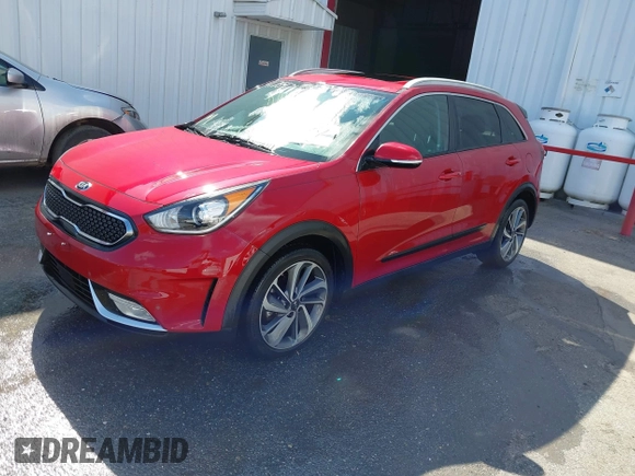 2018 Kia Niro Touring with VIN KNDCE3LC6J5119973, listed as a IAAI auction lot 41764171 with 1 mi miles. Bid and sale history available at carsss.com. Image 2.