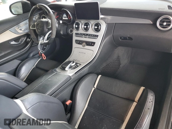 2017 Mercedes-Benz C 63 S AMG with VIN WDDWJ8HB7HF444373, listed as a Copart auction lot 47500484 with 44,881 mi miles and . Bid and sale history available at carsss.com. Image 8.