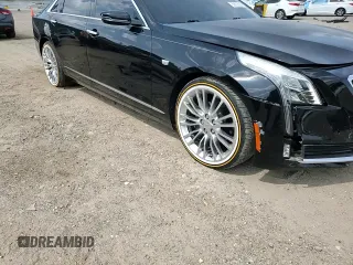 2017 Cadillac CT6 Luxury RWD with VIN 1G6KC5RX3HU175279, listed as a Copart auction lot 59620025 with 106,995 mi miles and Salvage title. Bid and sale history available at DreamBid. Image 14.