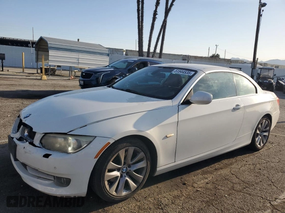 2013 BMW 3 Series 328i with VIN WBADW7C54DE733027, listed as a Copart auction lot 51544535 with 127,693 mi miles and Salvage Title. Bid and sale history available at carsss.com. Image 1.