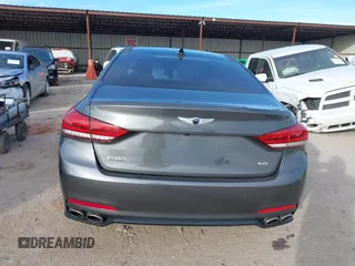 2017 Genesis G80 5.0L Ultimate with VIN KMHGN4JF0HU207725, listed as a IAAI auction lot 40953010 with 84,738 mi miles. Bid and sale history available at carsss.com. Image 16.