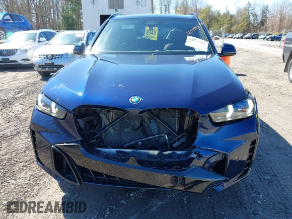2024 BMW X5 xDrive50e with VIN 5UX43EU08R9T76677, listed as a IAAI auction lot 41777924 with 19,013 mi miles. Bid and sale history available at carsss.com. Image 12.