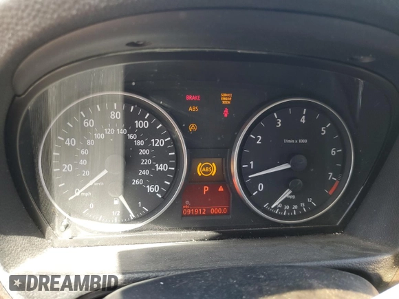 2006 BMW 3 Series 325i with VIN WBAVB13576KX51605, listed as a Copart auction lot 55255715 with 91,912 mi miles and Clean Title. Bid and sale history available at carsss.com. Image 9.