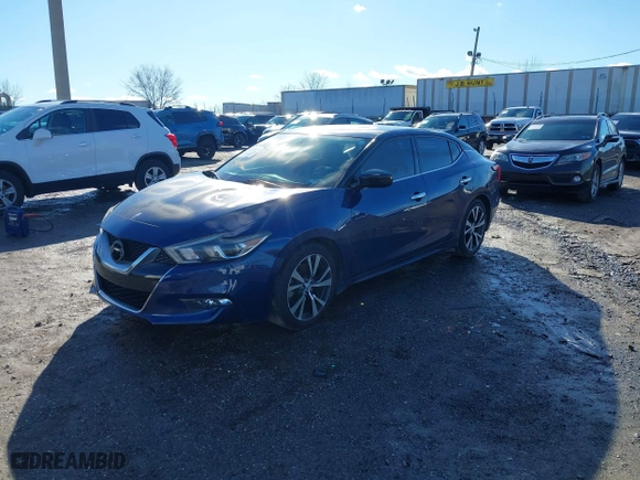 2017 Nissan Maxima SV with VIN 1N4AA6AP1HC433441, listed as a IAAI auction lot 41208219 with 61,768 mi miles. Bid and sale history available at carsss.com. Image 18.