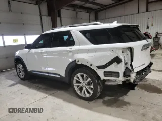 2022 Ford Explorer Platinum with VIN 1FM5K8HW1NNA08296, listed as a Copart auction lot 84750084 with 42,879 mi miles and Salvage Title. Bid and sale history available at carsss.com. Image 2.