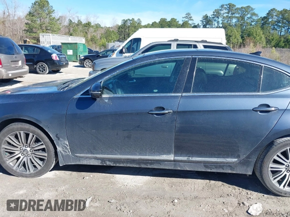 2015 Kia Cadenza Premium with VIN KNALN4D79F5170489, listed as a IAAI auction lot 41688482 with 158,340 mi miles. Bid and sale history available at carsss.com. Image 14.