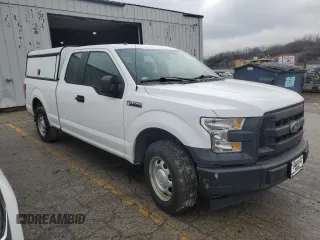 2017 Ford F-150 XL with VIN 1FTEX1C83HKE23955, listed as a Copart auction lot 88550815 with 0 mi miles and Clean Title. Bid and sale history available at carsss.com. Image 4.