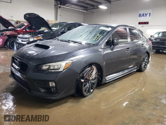 2015 Subaru WRX Limited with VIN JF1VA1G66F8831876, listed as a Copart auction lot 86104834 with 96,701 mi miles and Salvage Title. Bid and sale history available at carsss.com. Image 1.