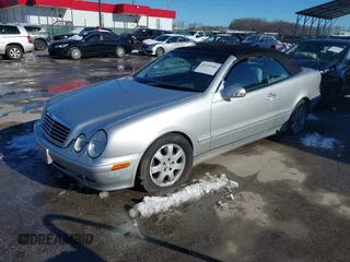 2002 Mercedes-Benz CLK 320/430 with VIN WDBLK65G82T102405, listed as a IAAI auction lot 41225601 with 63,800 mi miles and . Bid and sale history available at DreamBid. Image 2.