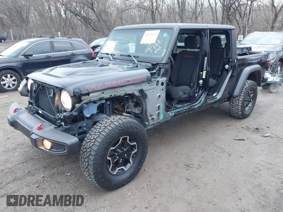 2023 Jeep Gladiator Rubicon с VIN 1C6JJTBGXPL510322, выставлен на аукционе IAAI как лот 41151837 с пробегом 7 701 миль миль и . История ставок и продаж доступна на DreamBid. Изображение 2.