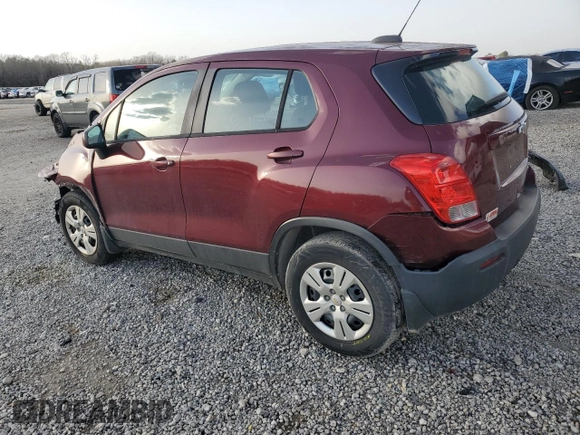 2016 Chevrolet Trax LS with VIN 3GNCJKSB3GL227918, listed as a Copart auction lot 43520045 with 113,344 mi miles and Salvage Title. Bid and sale history available at carsss.com. Image 2.