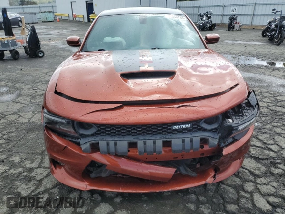 2021 Dodge Charger Scat Pack Widebody with VIN 2C3CDXGJXMH523279, listed as a Copart auction lot 51343765 with 53,976 mi miles and Salvage Title. Bid and sale history available at carsss.com. Image 5.