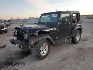 2005 Jeep Wrangler Rubicon with VIN 1J4FA69S55P317666, listed as a Copart auction lot 81782754 with 119,954 mi miles and Salvage Title. Bid and sale history available at carsss.com. Image 1.