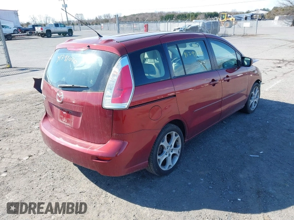 2009 Mazda 5 Touring with VIN JM1CR29L590333609, listed as a IAAI auction lot 41791020 with 118,938 mi miles and . Bid and sale history available at DreamBid. Image 4.