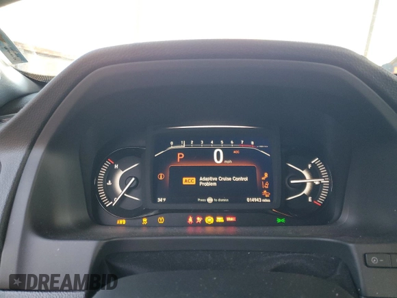 2024 Honda Passport TrailSport with VIN 5FNYF8H64RB019688, listed as a Copart auction lot 45953795 with 14,943 mi miles and Salvage title. Bid and sale history available at DreamBid. Image 9.