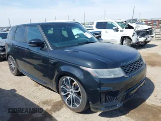 2019 Land Rover Range Rover Sport Dynamic with VIN SALWR2RE8KA854105, listed as a IAAI auction lot 42399731 with 100,618 mi miles and . Bid and sale history available at DreamBid. Image 1.