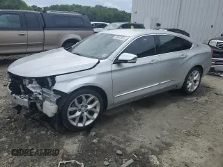 2018 Chevrolet Impala Premier with VIN 2G1125S39J9147629, listed as a Copart auction lot 58567695 with 128,192 mi miles and Salvage title. Bid and sale history available at DreamBid. Image 1.