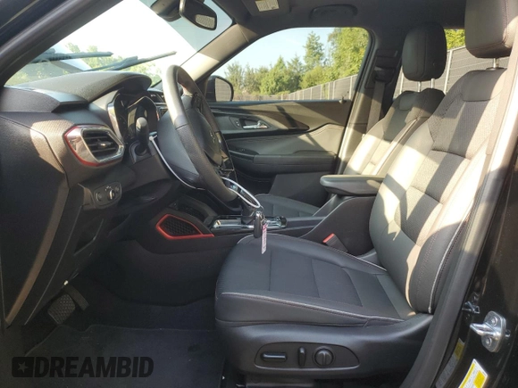 2022 Chevrolet TrailBlazer RS with VIN KL79MUSL5NB082536, listed as a Copart auction lot 64905334 with 35,872 mi miles and Salvage Title. Bid and sale history available at DreamBid. Image 7.