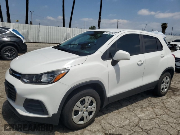 2018 Chevrolet Trax LS with VIN KL7CJKSBXJB602153, listed as a Copart auction lot 54795795 with 139,790 mi miles and Clean Title. Bid and sale history available at carsss.com. Image 1.