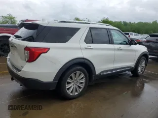2020 Ford Explorer Limited with VIN 1FMSK8FH2LGB79504, listed as a Copart auction lot 49613695 with 60,248 mi miles and Salvage title. Bid and sale history available at DreamBid. Image 3.