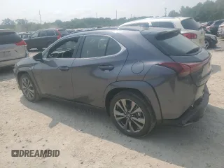 2024 Lexus UX with VIN JTHUCJDH3S2001180, listed as a Copart auction lot 67561984 with 9,968 mi miles and Salvage Title. Bid and sale history available at carsss.com. Image 2.