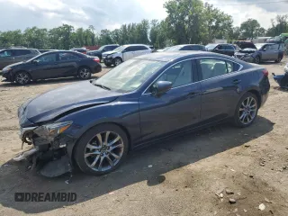 2017 Mazda 6 Grand Touring с VIN JM1GL1W5XH1136284, выставлен на аукционе Copart как лот 63848455 с пробегом 25 983 миль миль и Списание • Salvage title. История ставок и продаж доступна на DreamBid. Изображение 1.