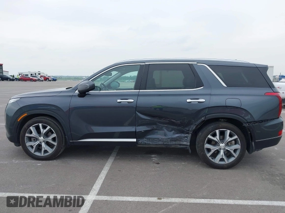 2021 Hyundai Palisade SEL with VIN KM8R4DHE0MU205427, listed as a IAAI auction lot 42436615 with 53,759 mi miles and . Bid and sale history available at DreamBid. Image 14.