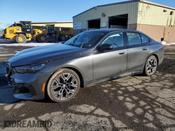 2024 BMW 5 Series 530i xDrive with VIN WBA53FJ09RCR06638, listed as a Copart auction lot 46433335 with 0 mi miles and Salvage Title. Bid and sale history available at carsss.com. Image 1.