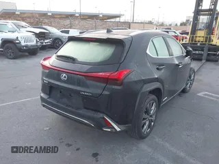 2021 Lexus UX with VIN JTHE9JBH5M2054228, listed as a IAAI auction lot 41651686 with 35,955 mi miles. Bid and sale history available at carsss.com. Image 4.