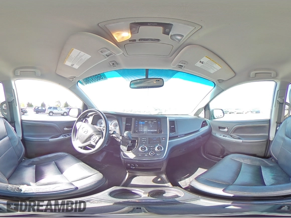 2017 Toyota Sienna SE with VIN 5TDXZ3DC0HS779855, listed as a Copart auction lot 56037865 with 95,959 mi miles and Salvage title. Bid and sale history available at DreamBid. Image 15.