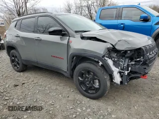 2024 Jeep Compass Trailhawk с VIN 3C4NJDDNXRT590322, выставлен на аукционе Copart как лот 53603855 с пробегом 13 232 миль миль и Списание • Salvage title. История ставок и продаж доступна на DreamBid. Изображение 4.