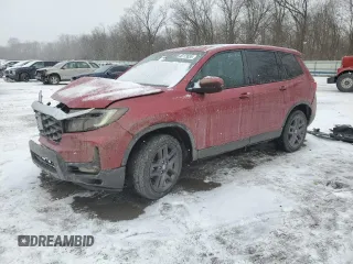 2023 Honda Passport EX-L with VIN 5FNYF8H58PB013848, listed as a Copart auction lot 46173835 with 46,915 mi miles and Salvage Title. Bid and sale history available at carsss.com. Image 1.