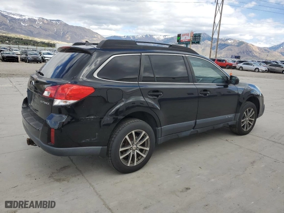 2014 Subaru Outback 2.5i Premium with VIN 4S4BRCCC3E3307282, listed as a Copart auction lot 54063505 with 183,351 mi miles and Clean Title. Bid and sale history available at carsss.com. Image 3.