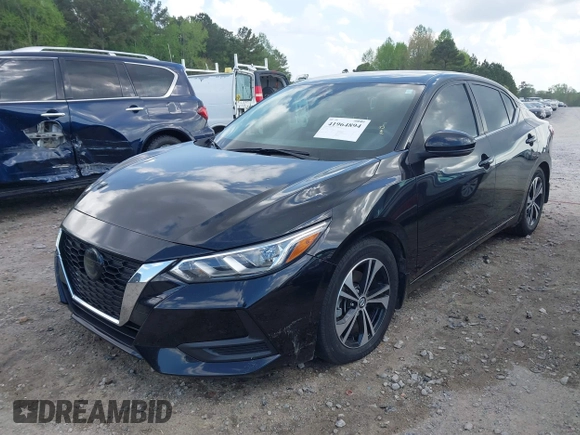 2020 Nissan Sentra SV with VIN 3N1AB8CV6LY245189, listed as a IAAI auction lot 41964894 with 53,400 mi miles. Bid and sale history available at carsss.com. Image 20.
