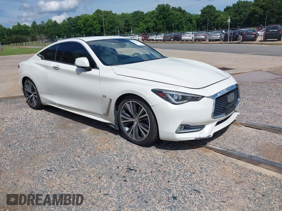 2017 Infiniti Q60 Premium z VIN JN1EV7EL7HM554324, wystawiony jako IAAI lot #42541230 z przebiegiem 92 728 mil mil oraz . Historia ofert i sprzedaży dostępna na DreamBid. Obrazek 1.