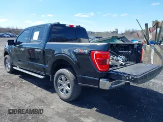 2022 Ford F-150 XL with VIN 1FTEW1EP6NFA39874, listed as a IAAI auction lot 41942202 with 34,545 mi miles. Bid and sale history available at carsss.com. Image 3.