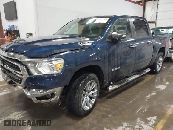 2019 Ram 1500 Big Horn/Lone Star with VIN 1C6SRFFT0KN842269, listed as a IAAI auction lot 41137766 with 104,131 mi miles. Bid and sale history available at carsss.com. Image 17.